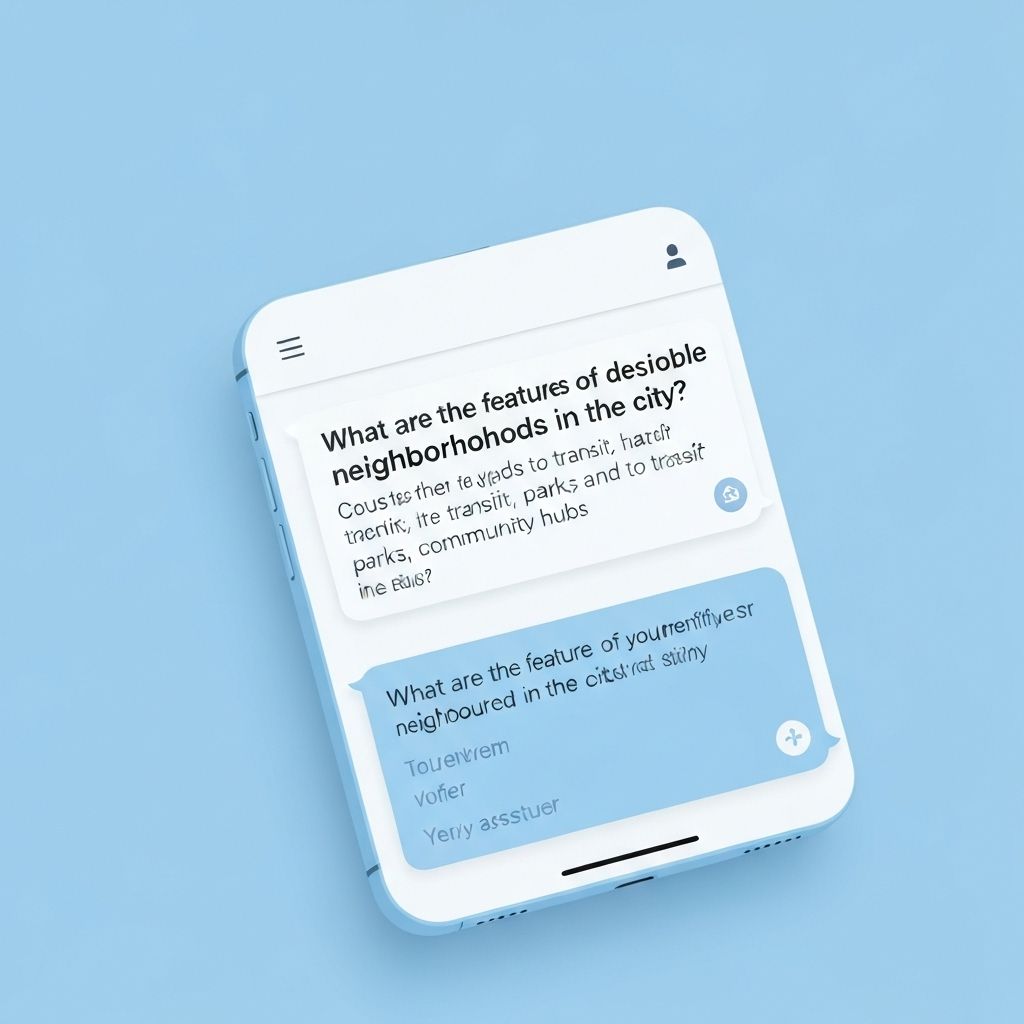 AI chatbot answering buyer questions